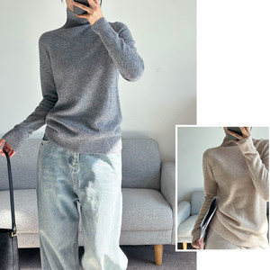 
Unreplenished turtleneck knitted sweater, long-sleeved inner sweater, winter, women's clothing