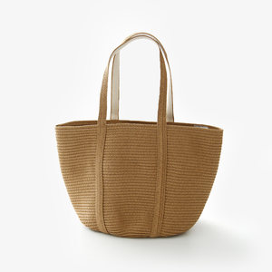 Straw bag, women's woven handbag, small capacity paper tote bag, cosmetic bag, versatile bag, women's summer style