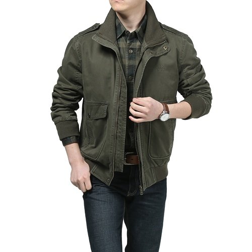 Spring and Autumn Casual Cotton Jacket Men's Jacket Show Car Jacket Men ...