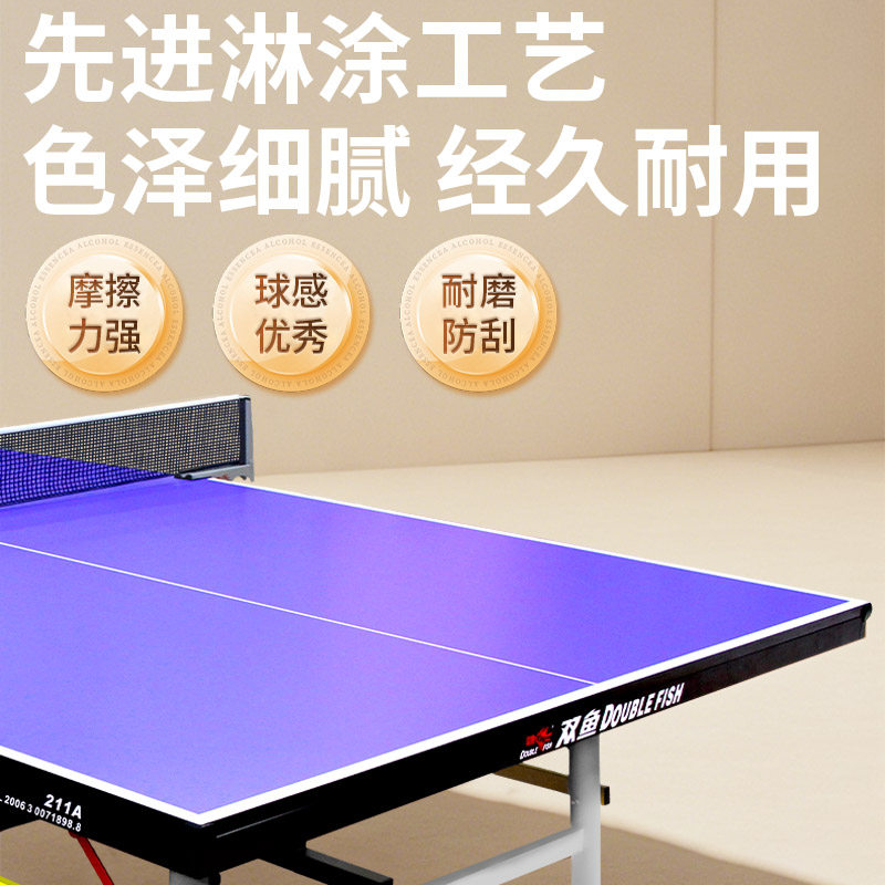 Table De Ping-Pong ZERRO Pliable – MDF 15 Mm – Taille Standard 274x152.5x76 Cm – Roulettes Et Freins