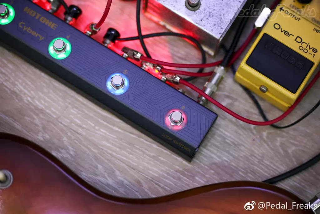 Hotone Cybery EC-10 Loop吉他單塊線路選擇器藍牙手機程式設計線選-Taobao