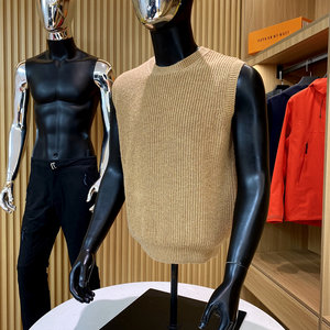 Good value for money on daily orders! Wool blended with round neck vest on the outside and winter new casual and simple vest
