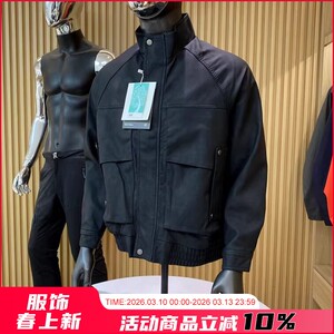 巨帅！机车范十足！秋冬男士美式复古皮料宽松百搭立领PU皮皮衣潮