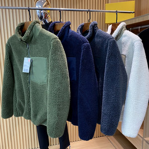 Yemajia~Windproof autumn and winter new men's polar fleece jackets, couples' cotton coats, trendy