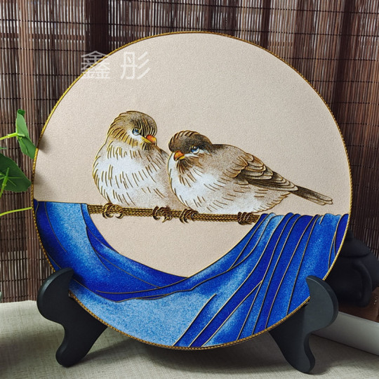 七宝焼きクラフトキット - 金線DIY装飾