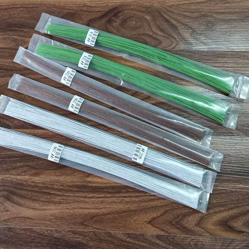 国产高品质造花材料布艺花茎铁线烫花器手工diy白色纸铁丝 Taobao