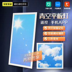 Blue Sky Light, Sunny Day Light, Dimmable and Color-Adjustable Panel Light 300X600, Three-Color Changing Integrated Ceiling Light, Aluminum Ceiling Light