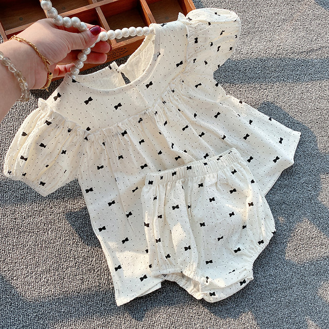 22 Korean baby suits, summer clothes, baby girls, floral tops, skirts ...