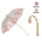New Italian PASOTTI Yubo Umbrella Handmade Pink Rose Fine Pink Pink Golden Candid Hook Goddess Sunscreen Umbrella
