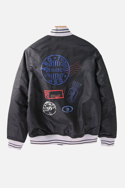 XXX series fashion brand new winter style men and women same style printed loose casual cotton jacket M8299