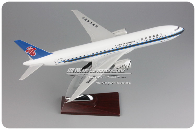 China Southern Airlines Boeing B777 resin simulation passenger aircraft ...