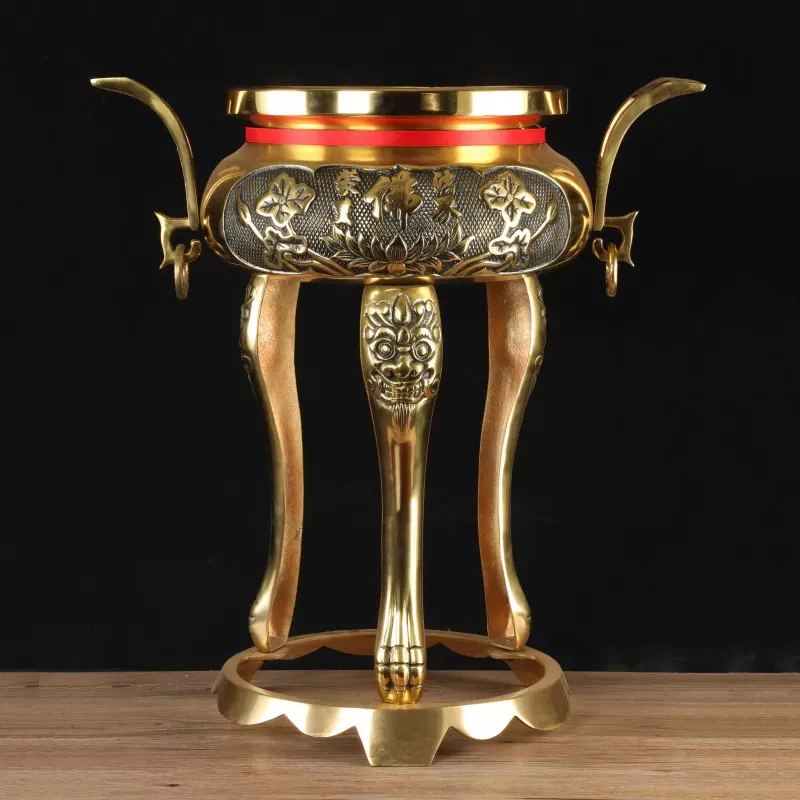 纯铜供观音供佛香炉特大号纯铜佛堂大殿捐赠定做大鼎佛具佛教用品0 纯铜供观音供佛香炉特大号纯铜佛堂大殿捐赠定做