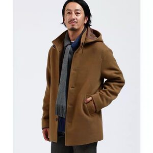 
Japanese single united men's imitation wool woolen coat business casual hat can be removed 14,300 yen
