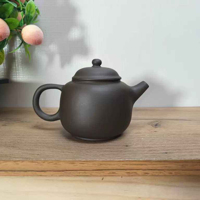 早期宜兴老一厂紫砂壶红泥3杯水平中国宜兴38