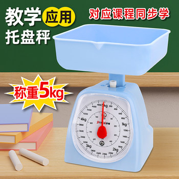 Grade 2 and 3 mathematics tray balance teaching aid