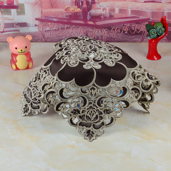 
Fabric household appliance cover white various hollow cloth table lamp cover dust-proof rice cooker embroidered cover multi-purpose cover