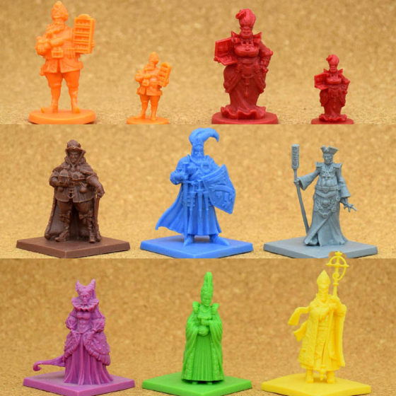
4-person parliament, board game model running group, 4-person committee, meeting, pharaoh, queen, European noble elders