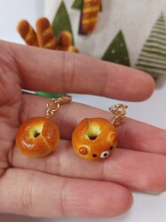 Original Handmade Japanese-Style Bear Bag Charm Keychain Phone Pendant Zipper Pull Decoration