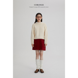 /corange/smartlady Autumn And Winter Bi Equipped With Fashionable Large Patch Pockets And Small A-line Exquisite Short Skirt In 3 Colors