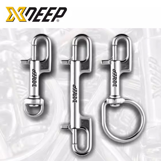 
XDEEP NX bolt snaps diving double-head hook double-head buckle stainless steel single-head hook hook accessories deep diving