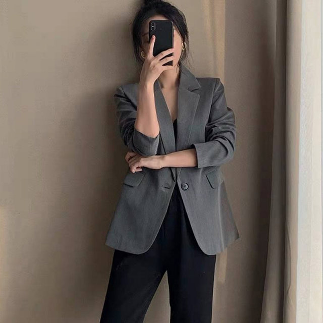 Korean Style Loose Retro Small Suit