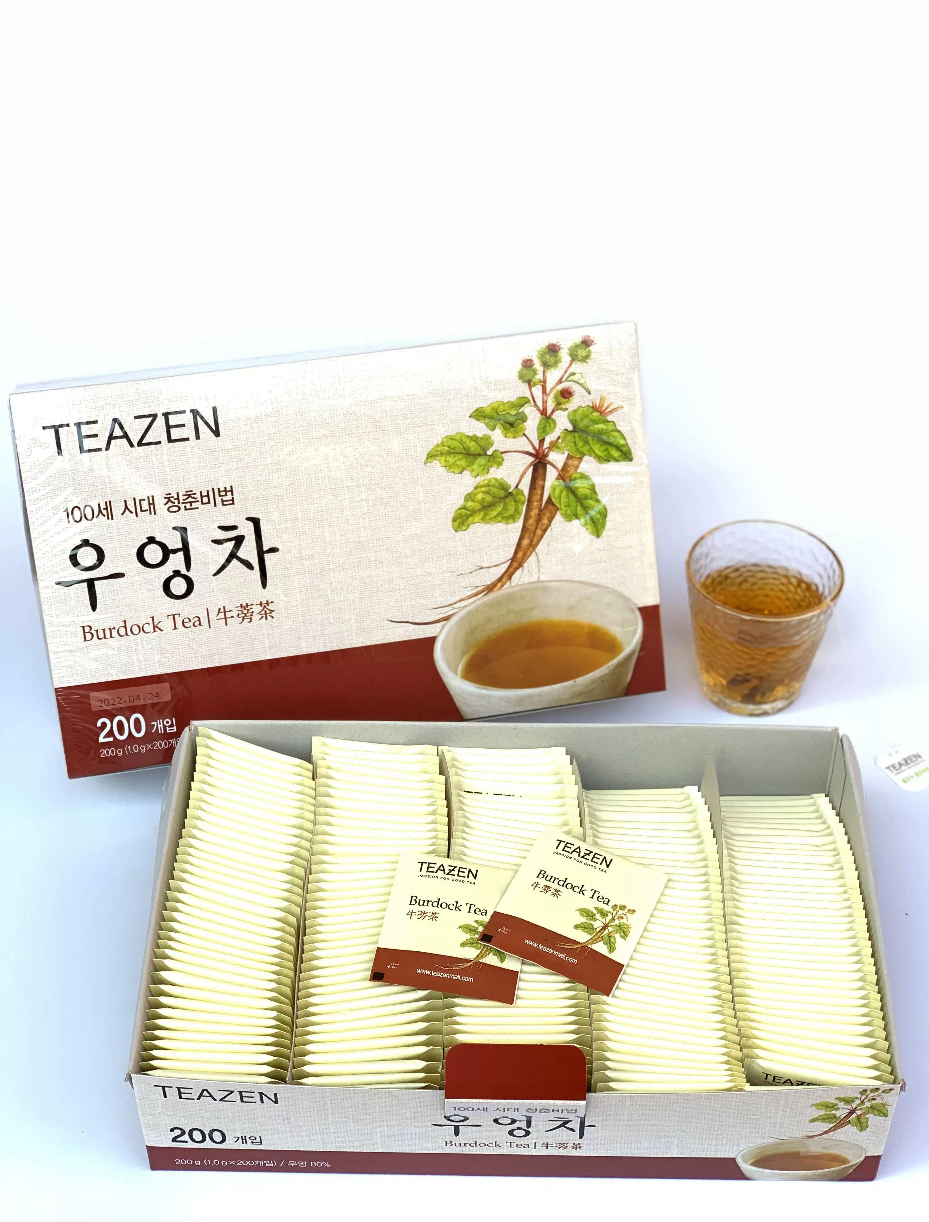 Costco韩国进口teazen牛蒡茶决明子泡茶袋冲饮茶包1g