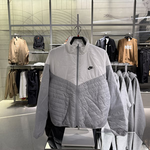 
Free Shipping [Special Price] Nike Genuine New Men's Stand Collar Zipper Long Sleeve Jacket Cotton Clothes FB8196