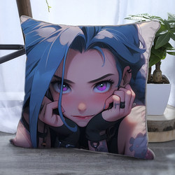 League of Legends Jinx Pillow Rampage Loli Boys' Dormitory E-Sports Gaming Seat Cushion Living Room Sofa Pillow