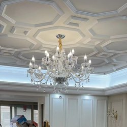 New Stylish Simple Modern Crystal Chandelier European-Style Led Candle Bedroom Dining Room Living Room Lighting Wholesale