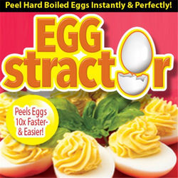 Cooked egg sheller no-shell gadget
