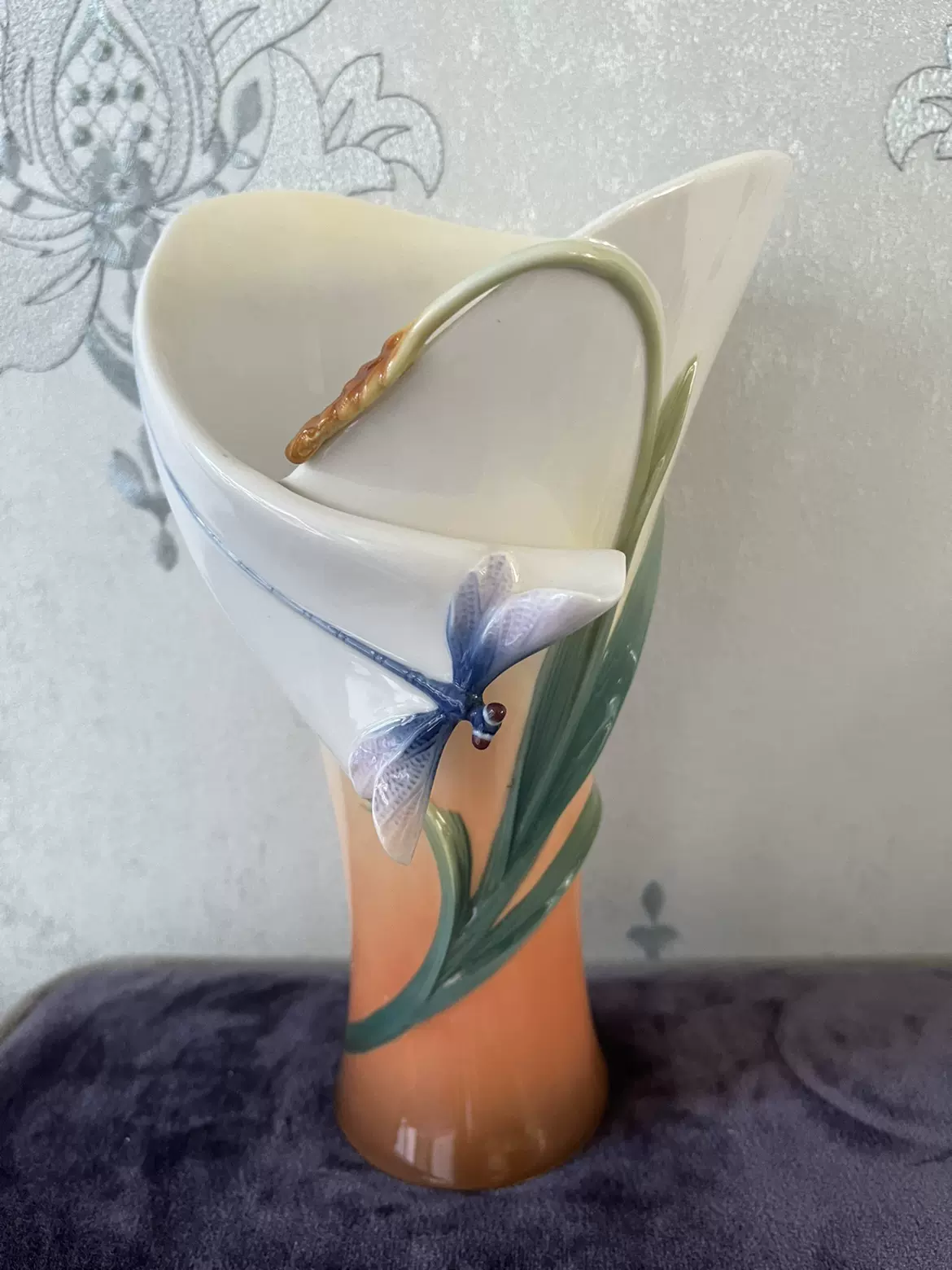Franz法蓝瓷蜻蜓系列中花瓶-Taobao