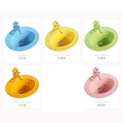 Kindergarten Children's Embedded Countertop Basin Ceramic Color Countertop Basin Small Size Washbasin Children's Washbasin Table