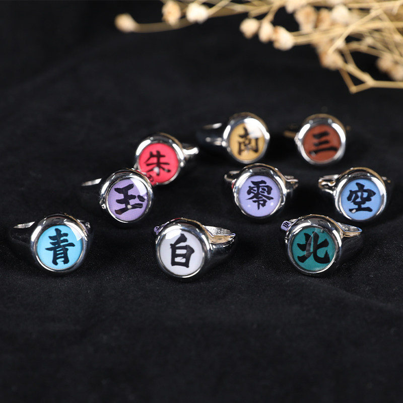Cincin Akatsuki Orochimaru Anillo Akatsuki Pain Anillo Sasori