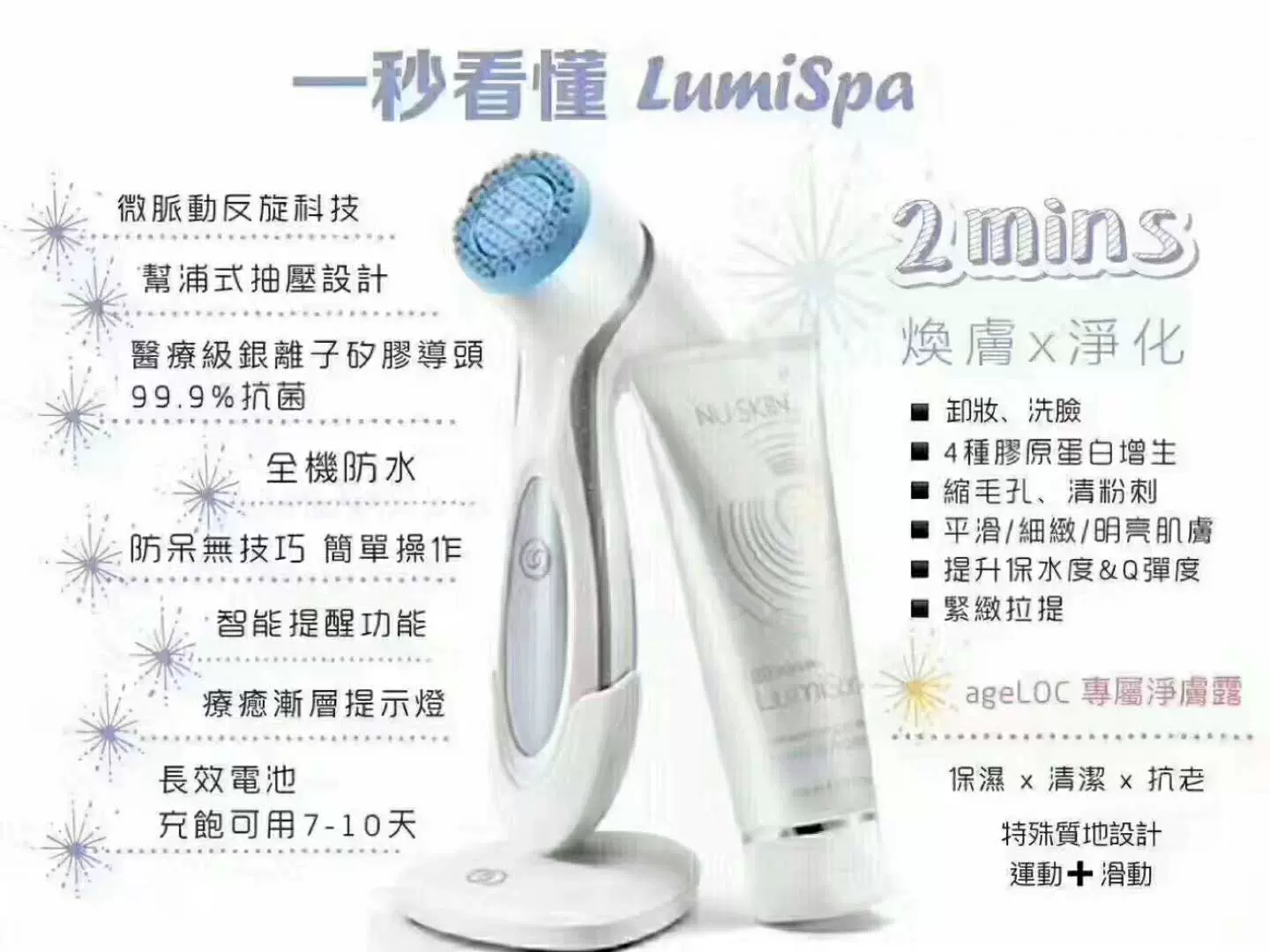 LumiSpa 10 美容デバイス ホワイト LumiSpa 10 美容デバイス ホワイト