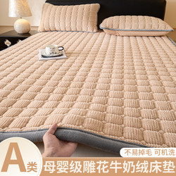 Winter Milk Velvet Mattress Bedding, Tatami Mat with Fleece Padding, Soft Mattress for Home Use, Thickened Blanket