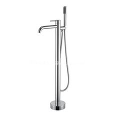 Standing bathtub faucet, all-copper floor-standing bathtub massage tank, floor-standing bathtub side exposed hot and cold faucet 5258 real shot
