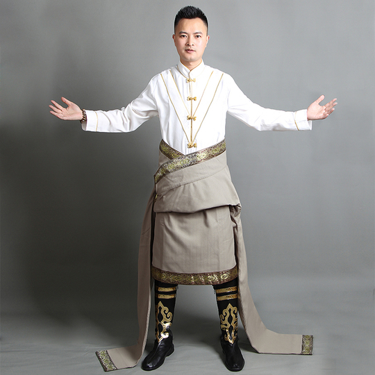 modern tibetan dress male Traditional Chuba to today; Men's Wear in Tibet ~ Norlha Blog
