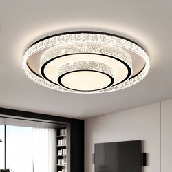 Living Room Lamp, Modern, Simple and Elegant, Home Living Room Main Lamp, Rectangular Ceiling Lamp, Whole House Combination Package Lighting Fixtures