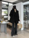 Gray woolen blazer women's short 2024 autumn and winter new style loose thickened popular woolen coat for small people