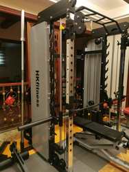 Huike Multifunctional Comprehensive Training Smith Machine Bench Press Squat Small Bird of Paradise Rack Gym Commercial Free Shipping