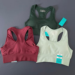 Original Foreign Trade Running Bra Without Underwire, Sports Vest, High-Intensity Fitness Racerback, Yoga Quick-Dry Bra
