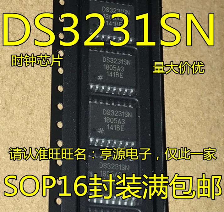 DS3231 DS3231SN SOP16 DS3231N DS3231M SOP8 chip mô-đun đồng hồ thời gian thực