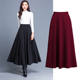 Summer new half -body long skirt high -waisted high -waisted skirt feminine large size skirt A -line skirt
