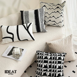 Modern Minimalist ins Style Living Room Sofa Throw Pillow Pillowcase Bedroom Headboard Pillow Lumbar Pillow Bay Window Cushion with Insert