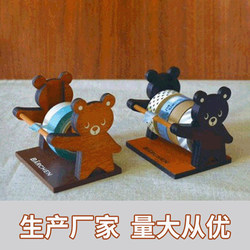 New Tape Storage Rack Zakka Bear Miscellaneous Goods Office Decoration Creative Craft Ornaments Wholesale