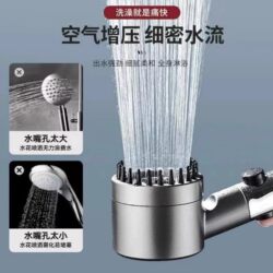 Powerful Pressurized Shower Head Bathroom Shower Filter Set Spray Shower Filter