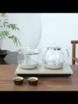 Cha Xuân hoàn toàn tự động khay trà hộ gia đình ấm đun nước tích hợp bàn trà gỗ nguyên khối kung fu trà phòng khách trà biển bộ pha trà điện