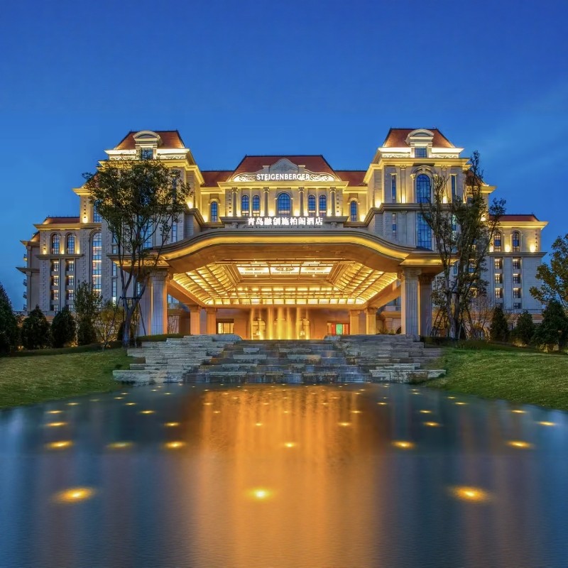 【乐享】青岛融创施柏阁酒店 海景房1晚+双人青岛东方影都融创乐园