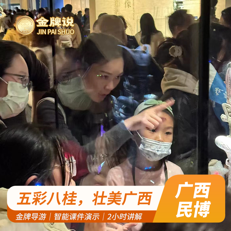 金牌说● 广西民族博物馆讲解2H金牌导游讲解小团大咖解说亲子团 - 定制游预订