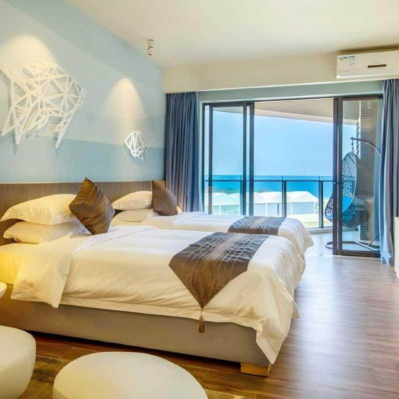 阳江海陵岛保利N+酒店 海景豪华双床房3天2晚+十里银滩摩托艇体验票